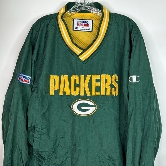 Vintage NFL Proline Reversible Windbreaker Jacket 90s Size XL - Picture 2 of 10